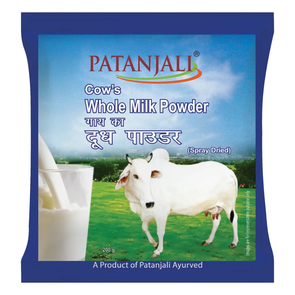 Patanjali Cow's Whole Milk Powder 200gm