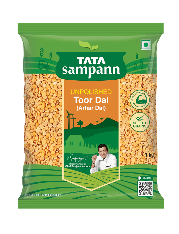 Tata Sampann Toor Dal ( Arhar Dal ) 1kg 