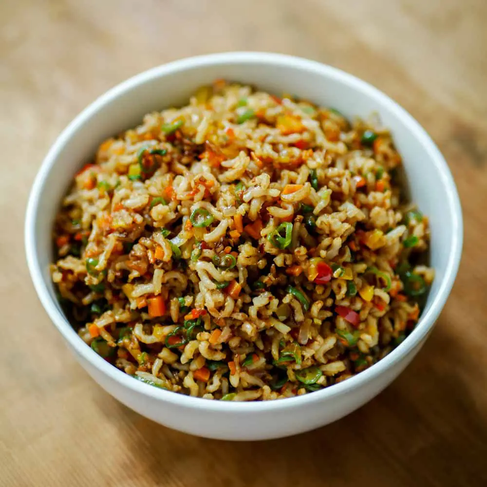 Chilli Garlic Rice  By Vrindavan