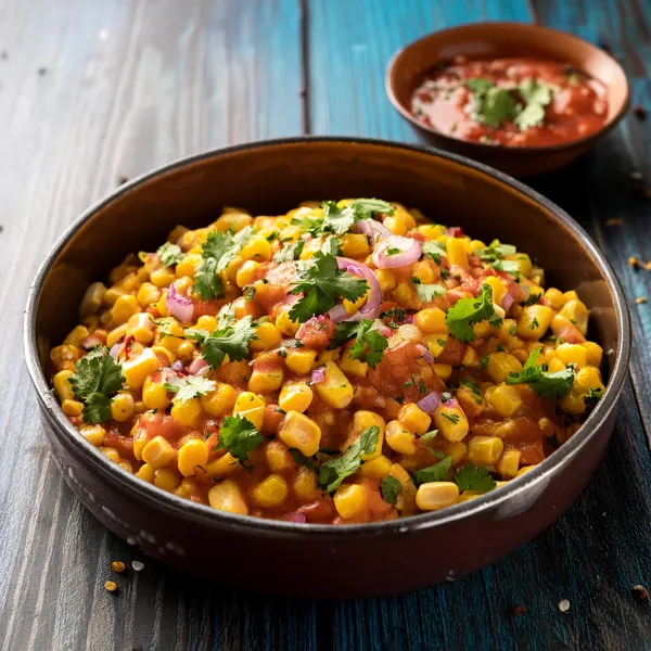 Corn Chaat By Wooden Spoon 