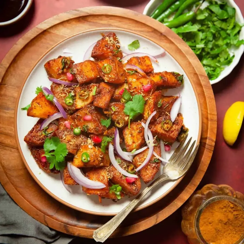 Fried Aloo Chat By Wooden Spoon 