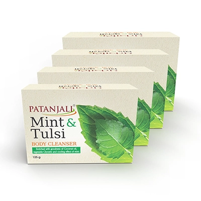 Patanjali Mint Tulsi Body Cleanser 125gm
