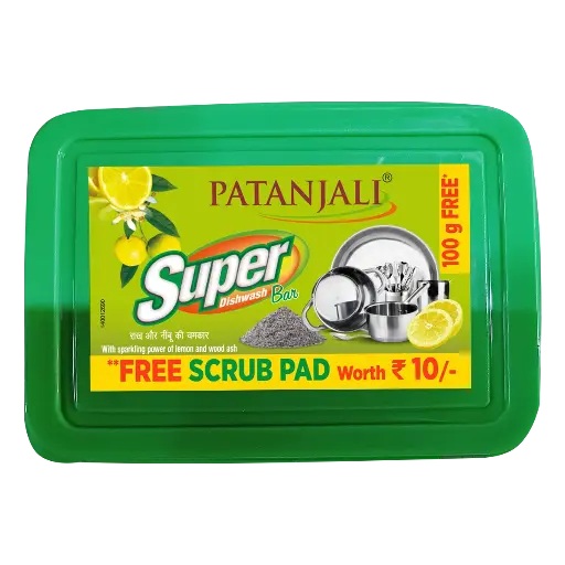Dishwash Bar-600g (500g+100g)+ Scrub Pad