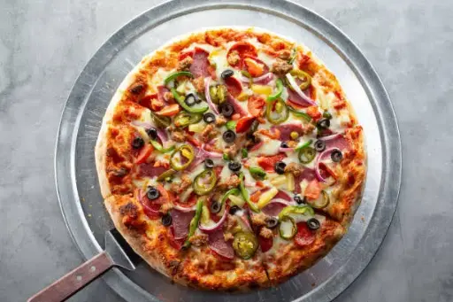 Onion/Jalapeno 7 Pizza by Delicious Pizza  