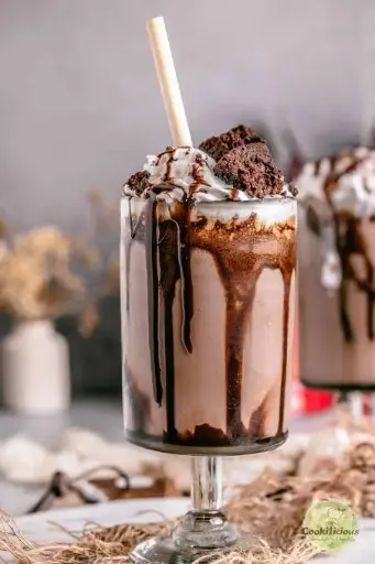Chocolate Shake By Wooden Spoon  
